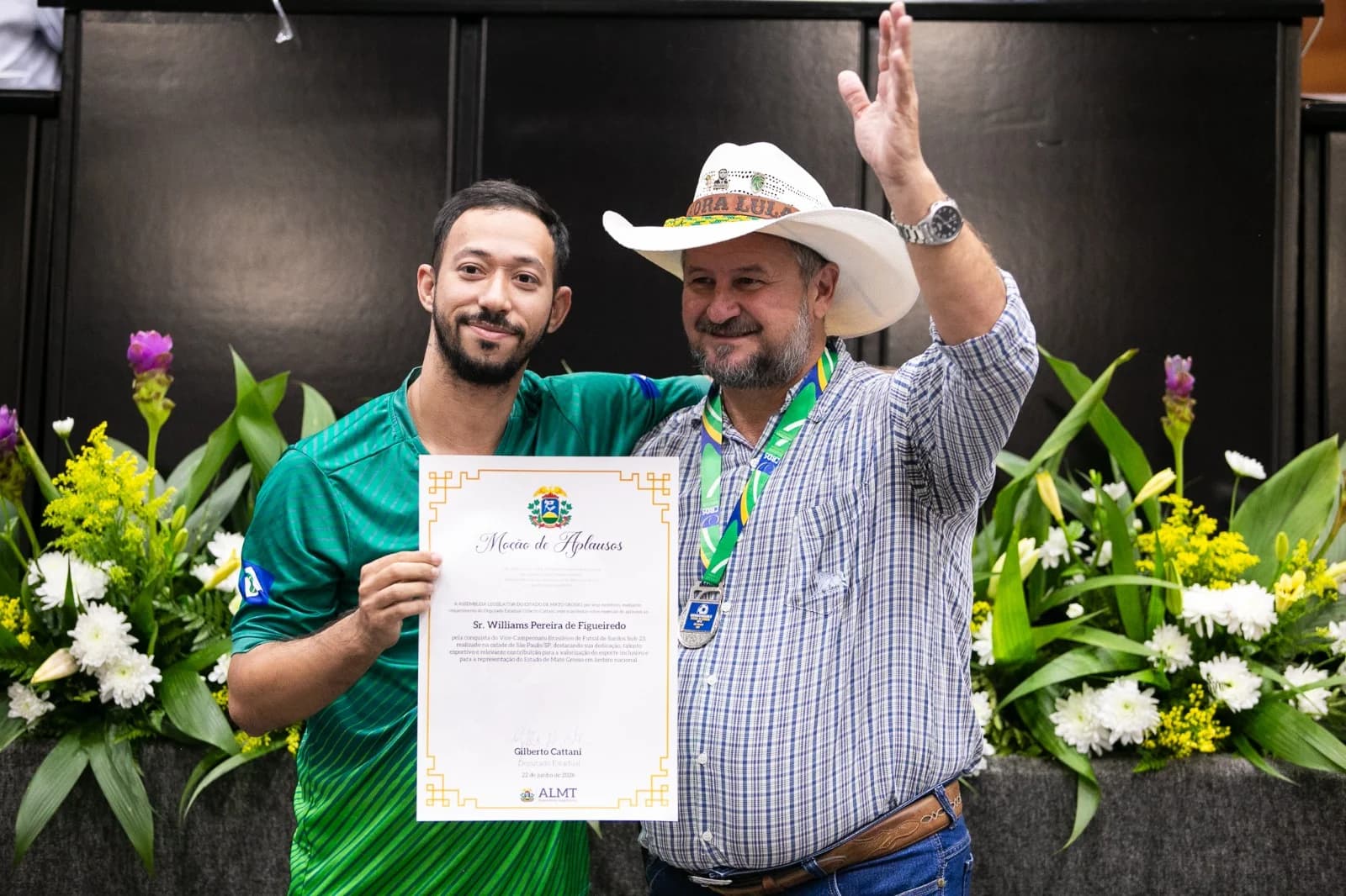 Atletas da FDSMT recebem Moção de Aplausos na Assembleia Legislativa de Mato Grosso — foto 3